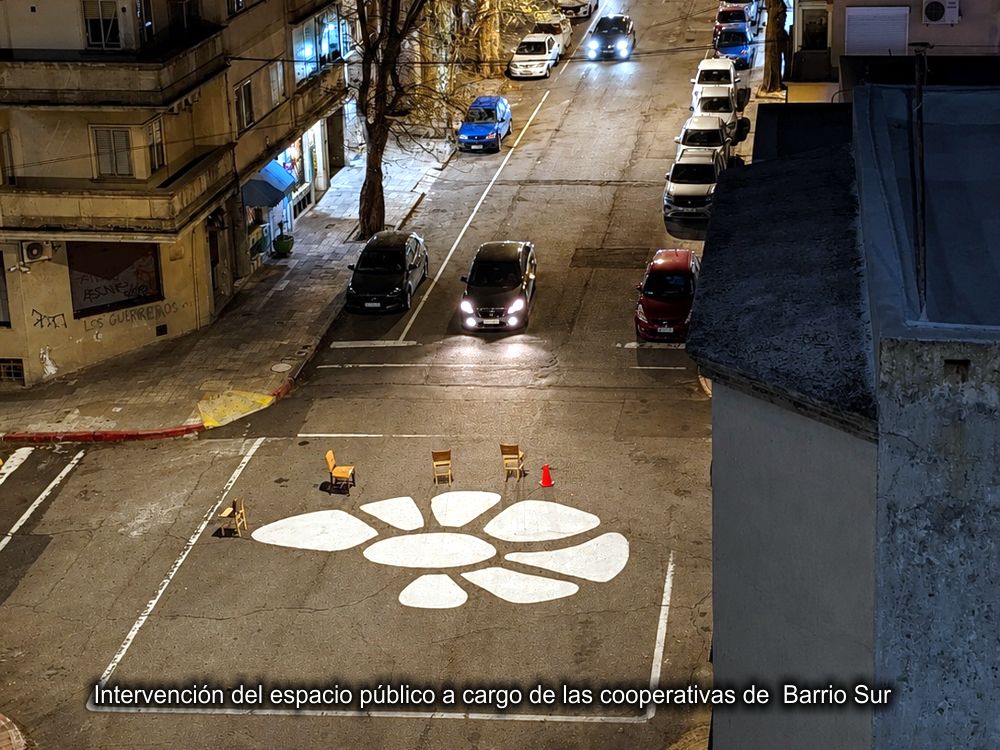 Intervención del espacio público a cargo de las cooperativas de Barrio Sur1